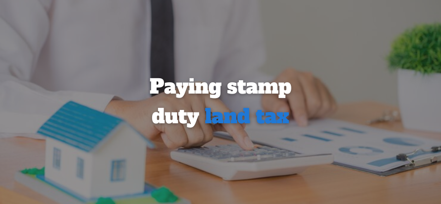 Paying stamp duty land tax